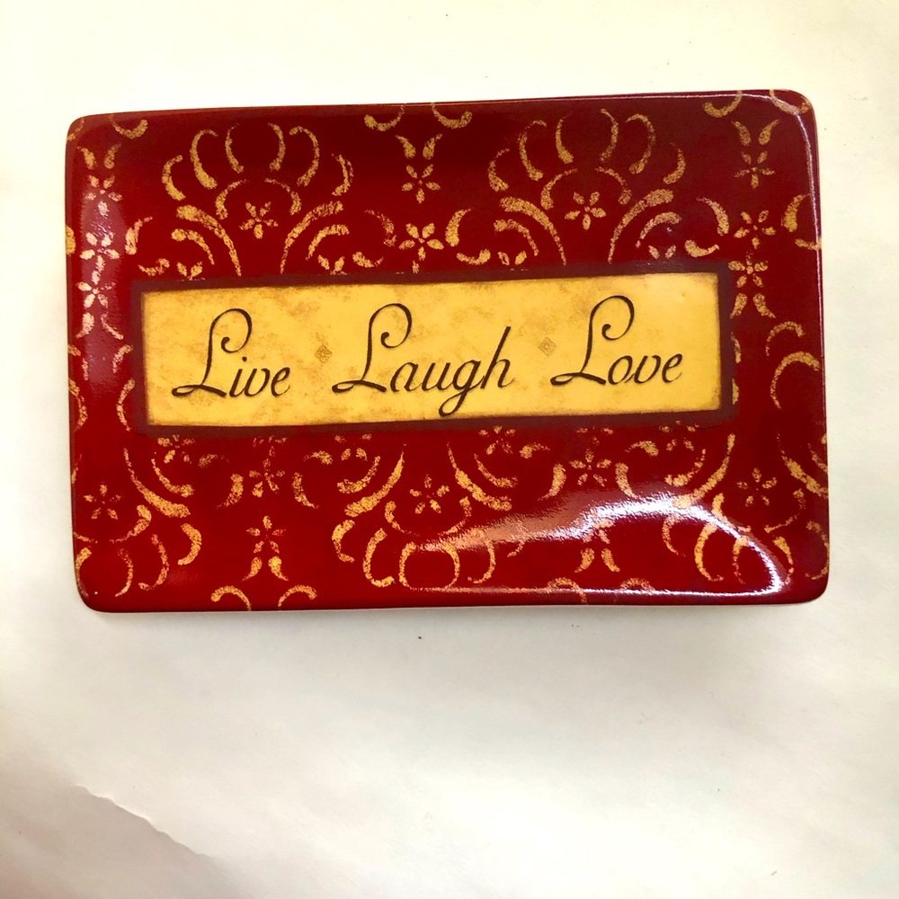 😀 Bundle 3 😀 for $20! Live, Laugh, Love Trinket Dish